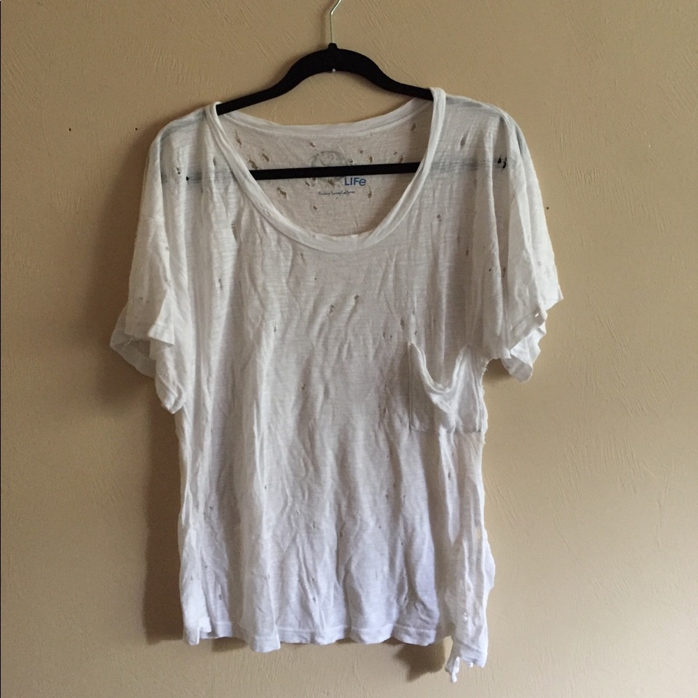 Distressed Planet Blue T-Shirt